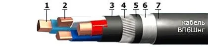 Кабель ВПбШвнг 3х25