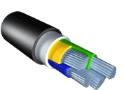Кабель АПвВнг(А)-LS 3х70/35